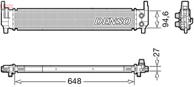 Radiator, engine cooling DENSO DRM02042