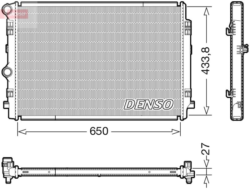 DENSO DRM02044 Radiator, engine cooling