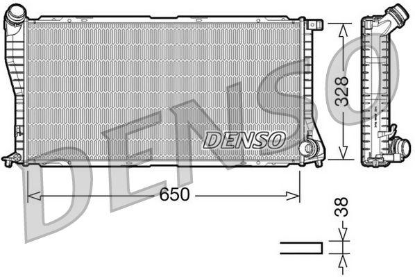 DENSO DRM05002 Radiator, engine cooling