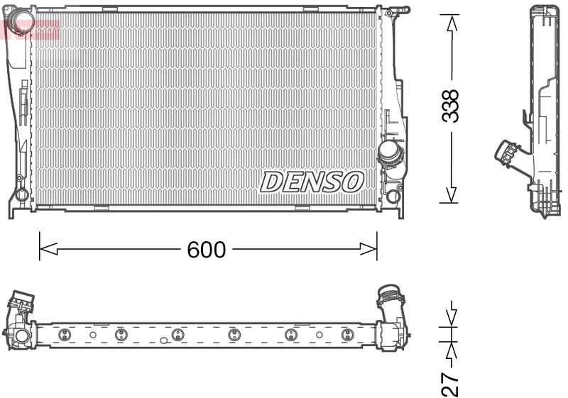 DENSO DRM05003 Radiator, engine cooling