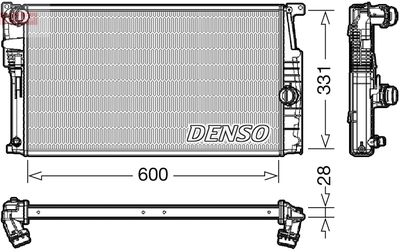 Radiator, engine cooling DENSO DRM05014