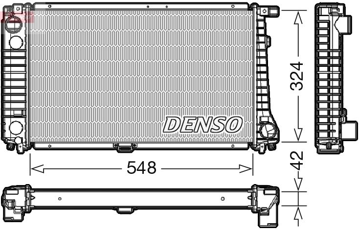 DENSO DRM05016 Radiator, engine cooling