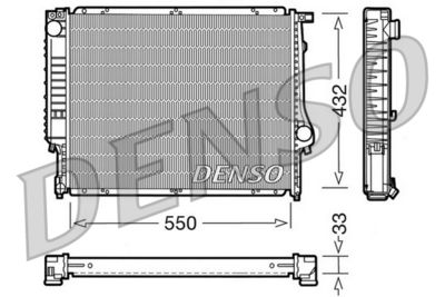 Radiator, engine cooling DENSO DRM05023