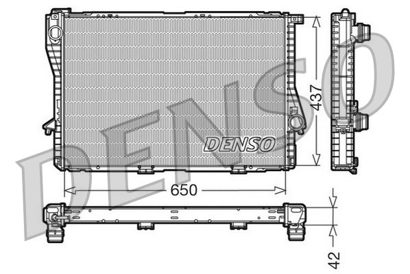 DENSO DRM05047 Radiator, engine cooling