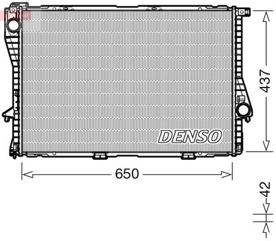 Radiator, engine cooling DENSO DRM05048