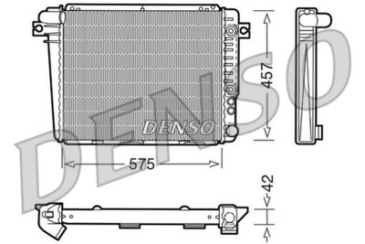 Radiator, engine cooling DENSO DRM05051