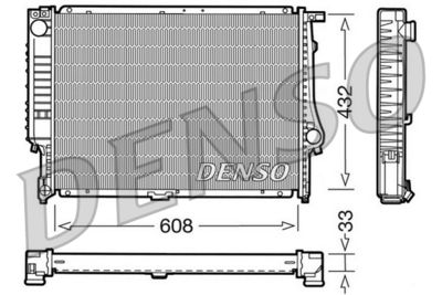 Radiator, engine cooling DENSO DRM05052