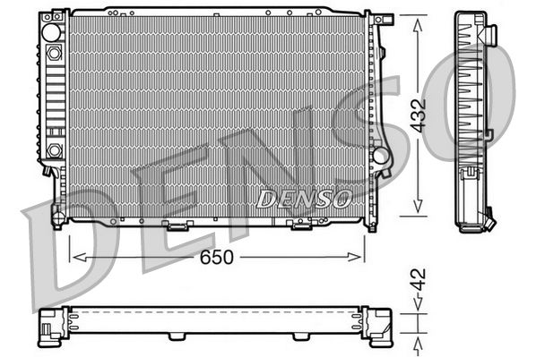 DENSO DRM05054 Radiator, engine cooling