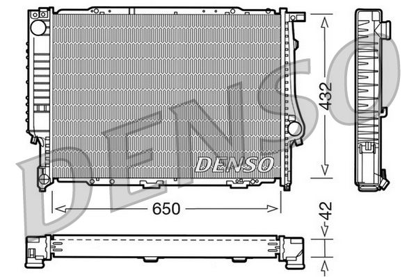 DENSO DRM05055 Radiator, engine cooling
