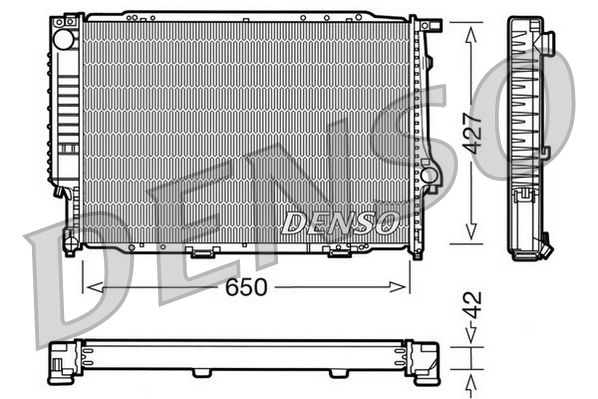 DENSO DRM05056 Radiator, engine cooling