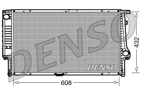 DENSO DRM05061 Radiator, engine cooling