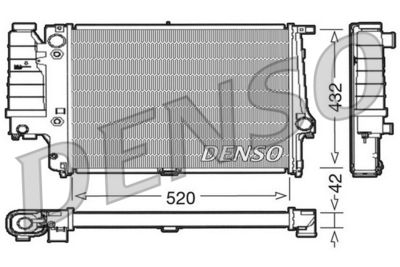 Radiator, engine cooling DENSO DRM05065