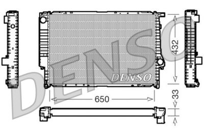 Radiator, engine cooling DENSO DRM05066