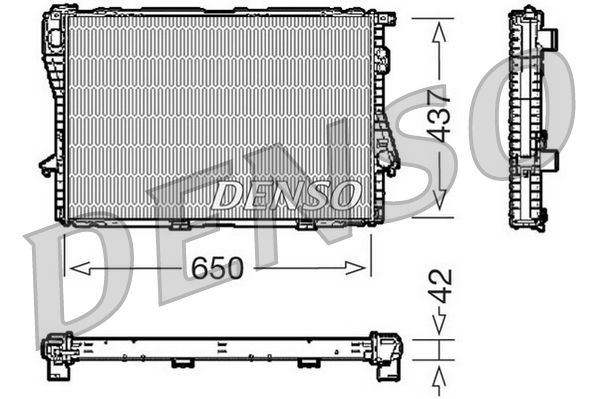 DENSO DRM05068 Radiator, engine cooling