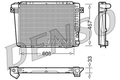 Radiator, engine cooling DENSO DRM05071