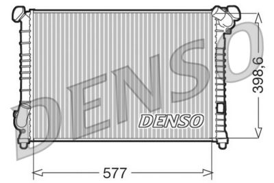 Radiator, engine cooling DENSO DRM05102
