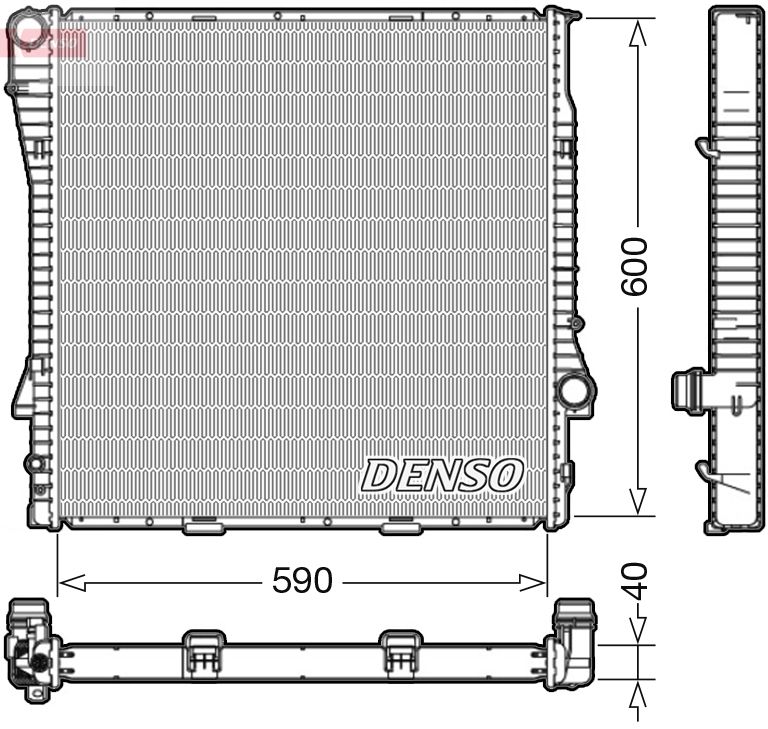 DENSO DRM05112 Radiator, engine cooling