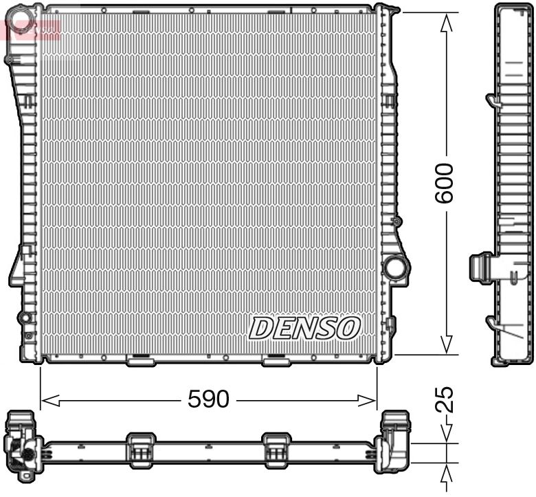 DENSO DRM05113 Radiator, engine cooling