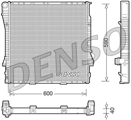 DENSO DRM05114 Radiator, engine cooling