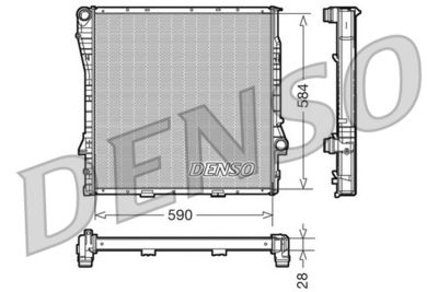 Radiator, engine cooling DENSO DRM05116