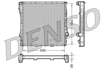 Radiator, engine cooling DENSO DRM05117