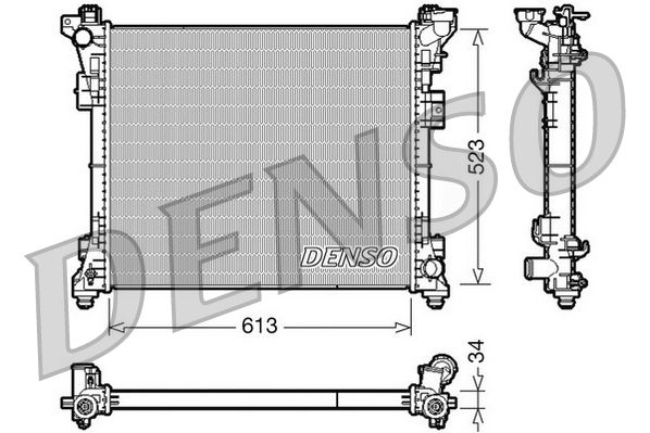 DENSO DRM06006 Radiator, engine cooling