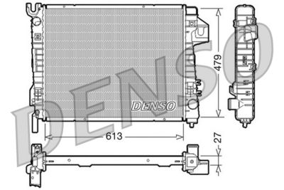 Radiator, engine cooling DENSO DRM06020