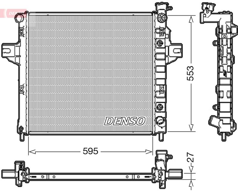 DENSO DRM06032 Radiator, engine cooling