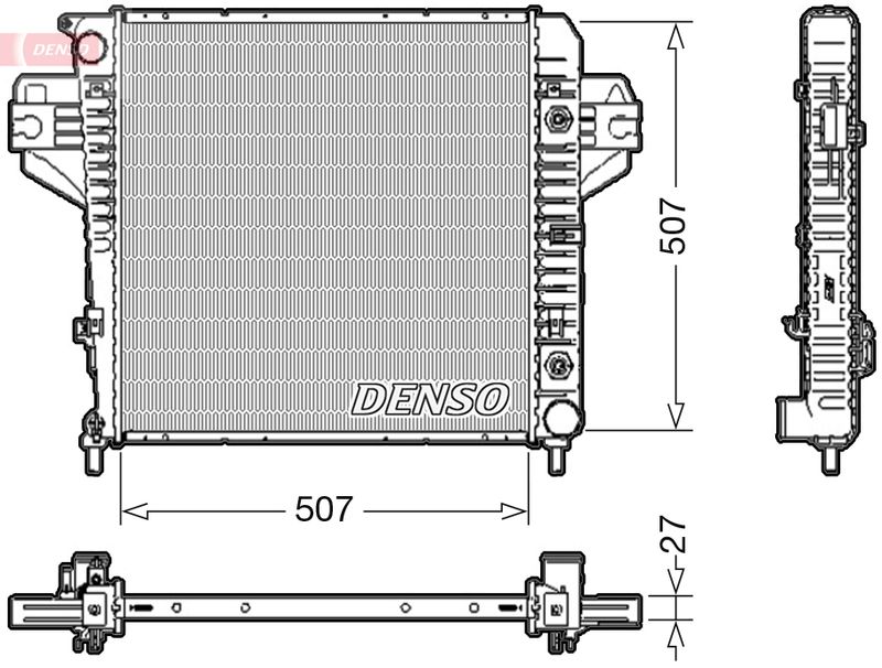 DENSO DRM06033 Radiator, engine cooling