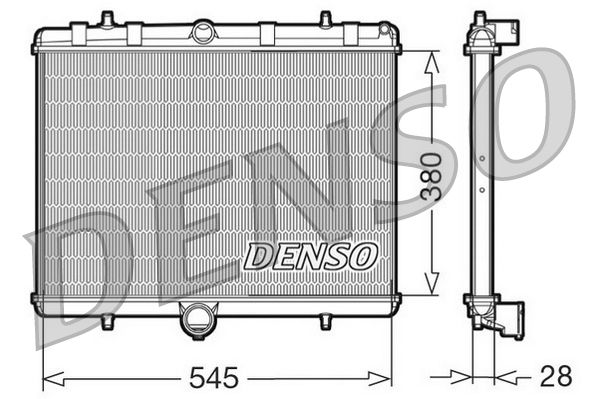 DENSO DRM07060 Radiator, engine cooling