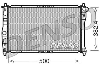Radiator, engine cooling DENSO DRM08001