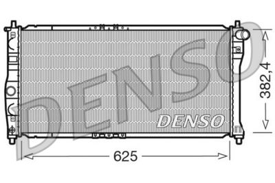 Radiator, engine cooling DENSO DRM08002