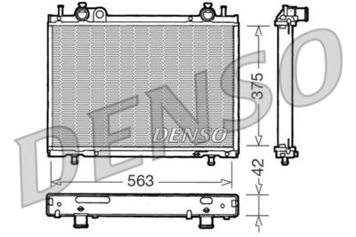 Radiator, engine cooling DENSO DRM09021