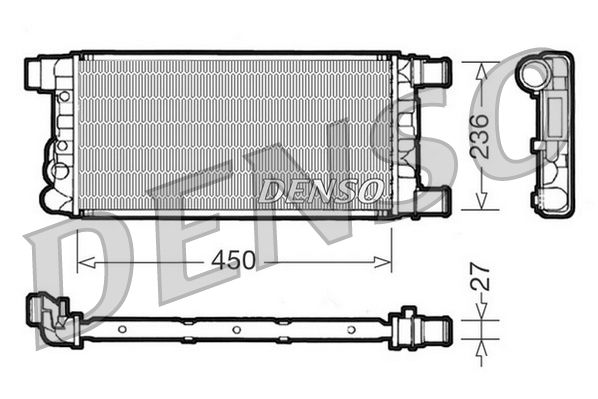 DENSO DRM09041 Radiator, engine cooling