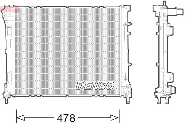 DENSO DRM09043 Radiator, engine cooling