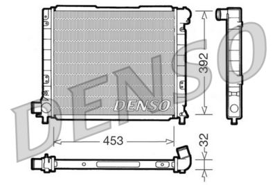Radiator, engine cooling DENSO DRM09051