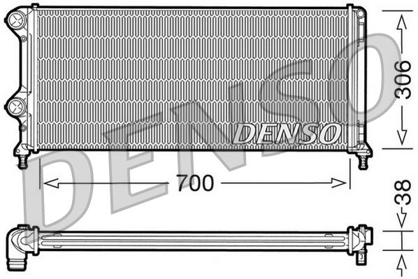 DENSO DRM09060 Radiator, engine cooling