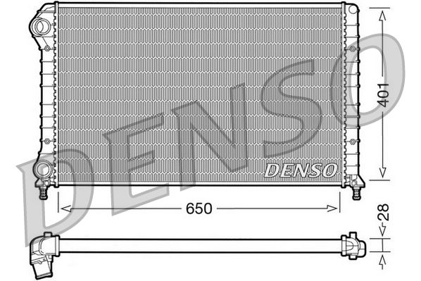 DENSO DRM09061 Radiator, engine cooling