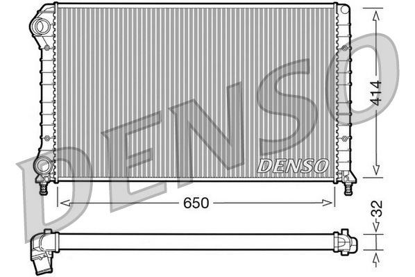 DENSO DRM09062 Radiator, engine cooling