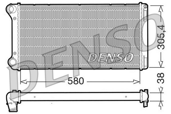 DENSO DRM09103 Radiator, engine cooling