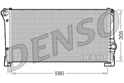 Radiator, engine cooling DENSO DRM09104