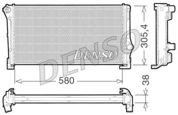 DENSO DRM09107 Radiator, engine cooling