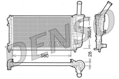 Radiator, engine cooling DENSO DRM09108
