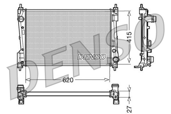 DENSO DRM09110 Radiator, engine cooling