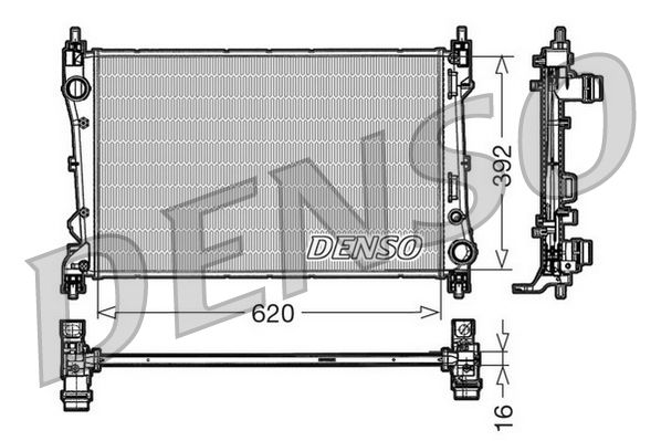DENSO DRM09113 Radiator, engine cooling