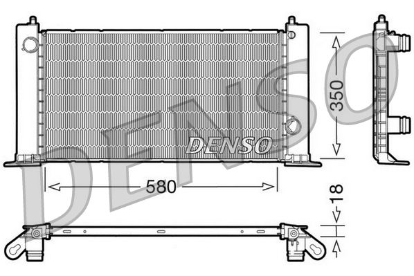 DENSO DRM09121 Radiator, engine cooling