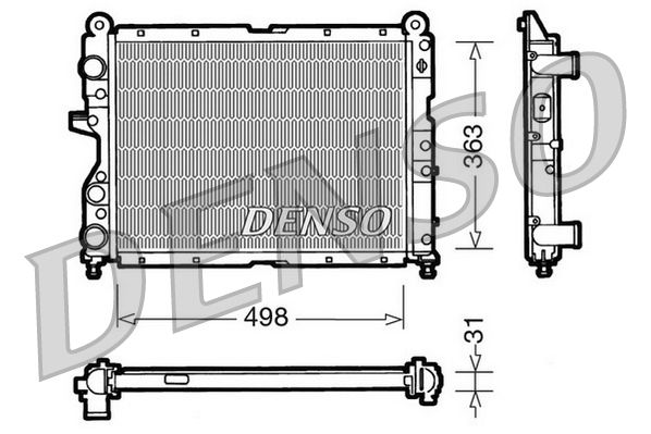 DENSO DRM09131 Radiator, engine cooling