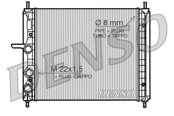 DENSO DRM09150 Radiator, engine cooling