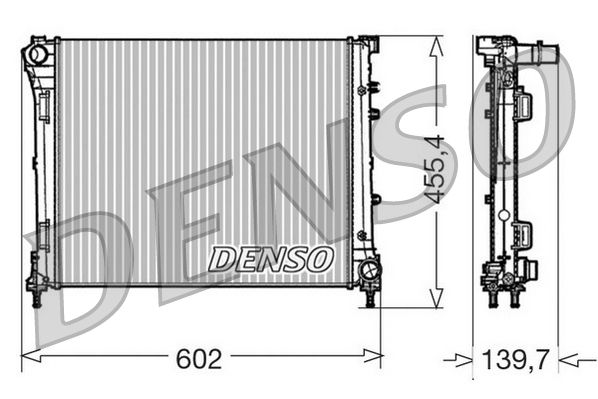 DENSO DRM09162 Radiator, engine cooling