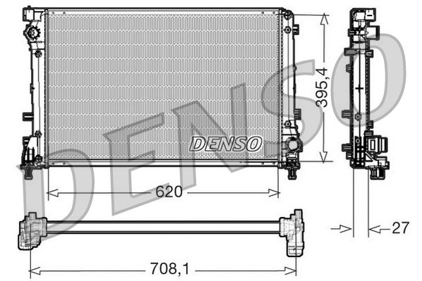 DENSO DRM09163 Radiator, engine cooling